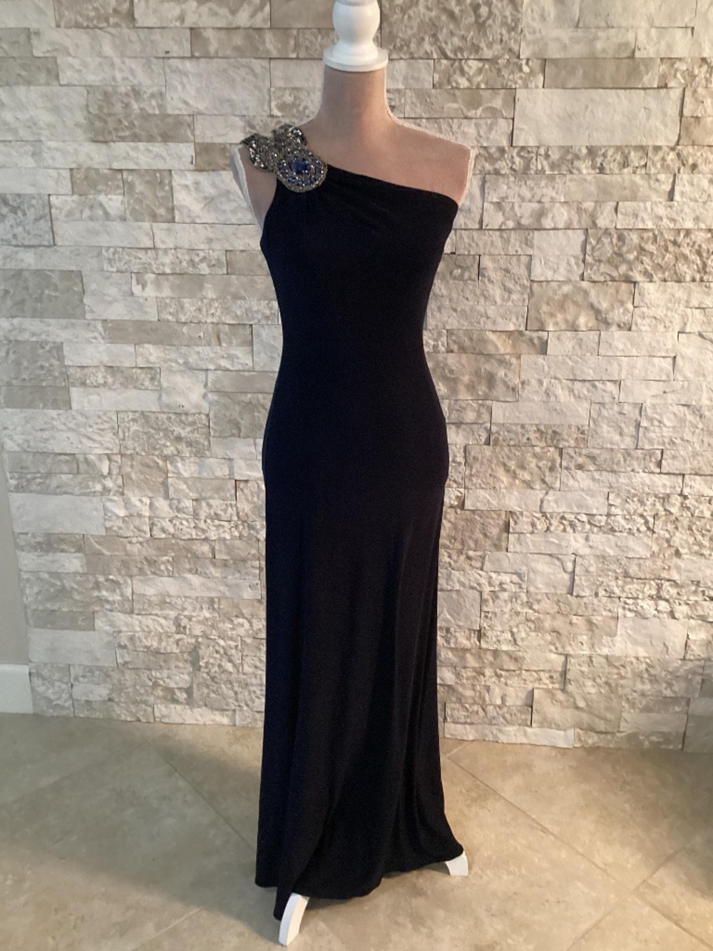 Cachet One-Shoulder Gown